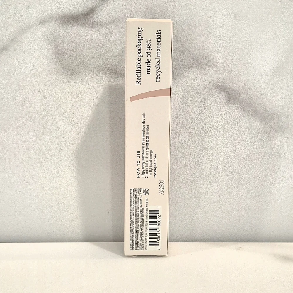 TRESTIQUE Concealer Crayon + Sponge In Clay (Light w/ Neutral Undertones) NIB